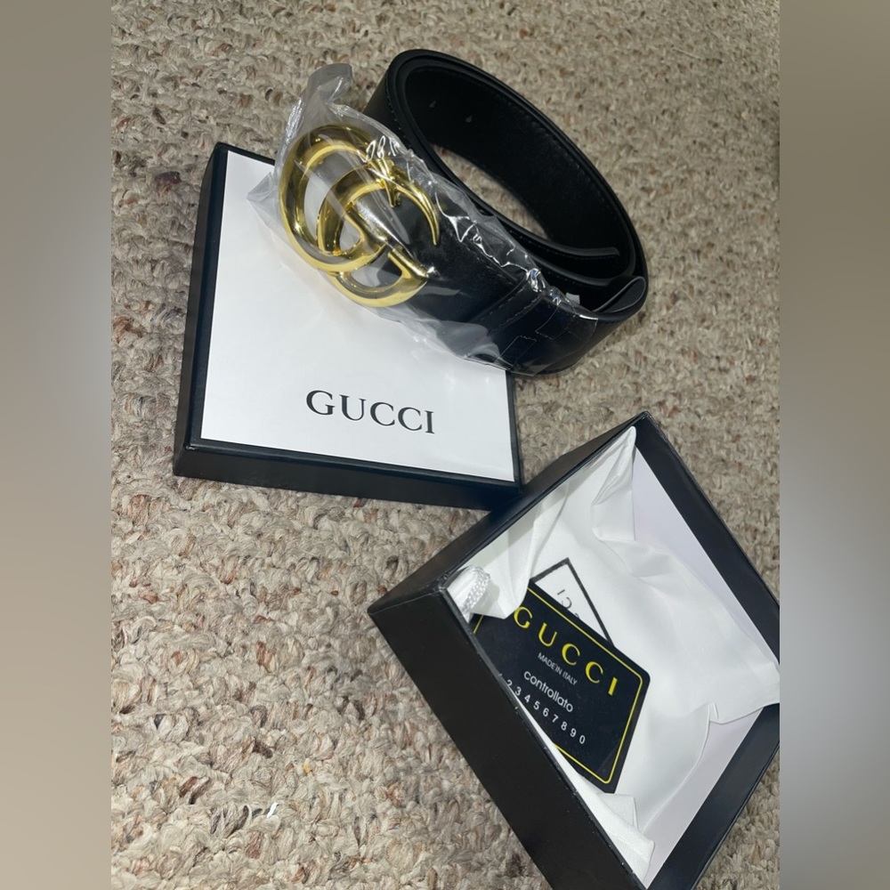 Leather belt